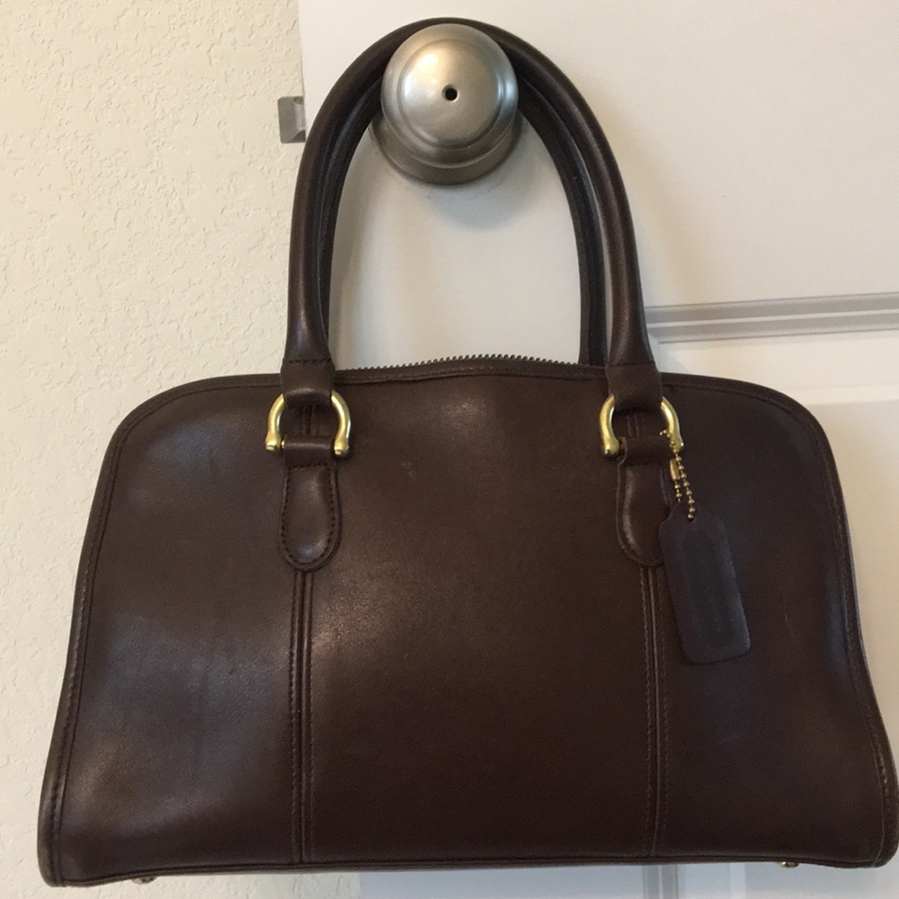 Coach Vintage Brown Leather Satchel